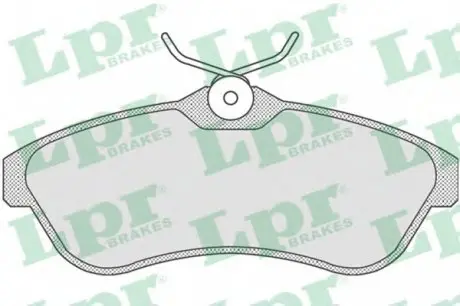 Тормозные колодки дисковые LPR 05P806