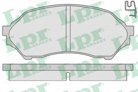 Тормозные колодки дисковые LPR 05P813