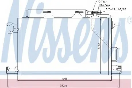 Конденсатор, кондиционер NISSENS 940100