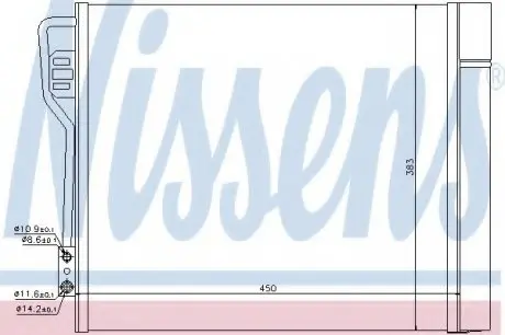 Конденсатор, кондиціонер NISSENS 940185