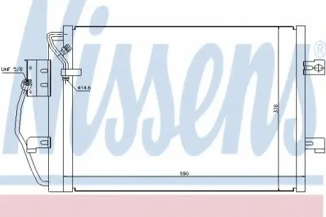 Конденсатор, кондиционер NISSENS 94373