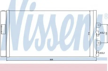 Конденсатор, кондиціонер NISSENS 94669