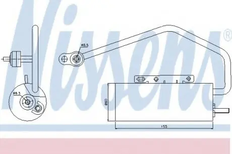 Осушитель, кондиционер NISSENS 95447