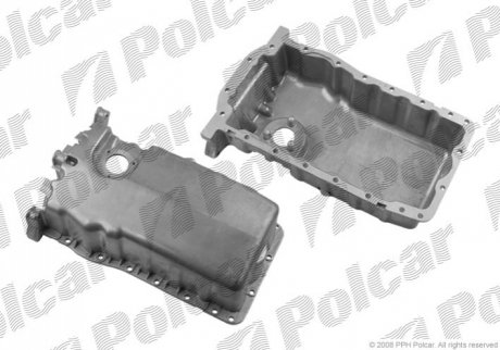Олійний картер алюміній VOLKSWAGEN SKODA AUDI SEAT (PJ) Polcar 9512MO-2