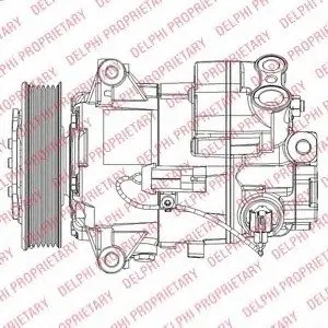 Компрессор, кондиционер Delphi TSP0155948