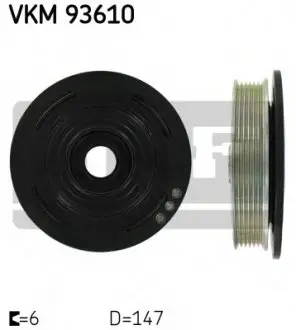 Ремінний шків, колінчастий вал SKF VKM93610