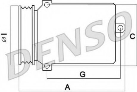 Компресор, кондиціонер DENSO DCP05020