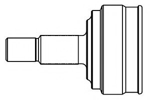 Шарнірний комплект, приводний вал GSP 802025 (фото 1)