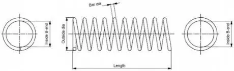 Пружина ходової частини MONROE SP2412