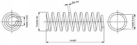 Пружина ходовой части MONROE SP3401