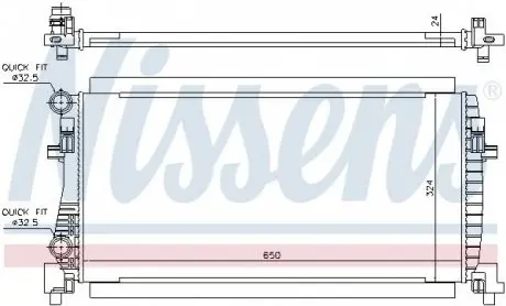 Радіатор NISSENS 65317