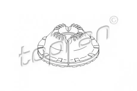 Опорна подушка TOPRAN TOPRAN / HANS PRIES 112870