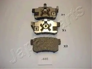 Тормозные колодки дисковые PP-445AF JAPANPARTS PP445AF