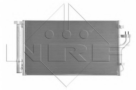 Радіатор кондиціонера (з осушувачем) Hyundai iX35/Kia Sportage 1.6/2.0 10- NRF 35998 (фото 1)