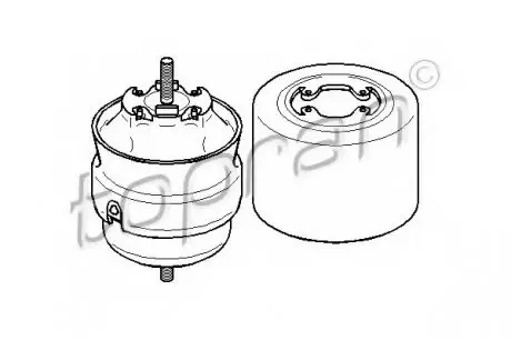 Фото 1 - підвіска, двигун TOPRAN TOPRAN / HANS PRIES 110386 Підвіска, двигун TOPRAN TOPRAN / HANS PRIES 110386 (фото 1)