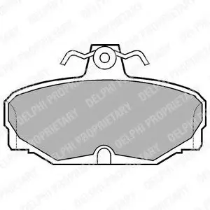 Тормозные колодки дисковые FORD Scorpio/Escort/Sierra "R 82-95 Delphi LP507