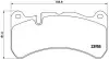 Комплект тормозных колодок, дисковый тормоз BREMBO P50092