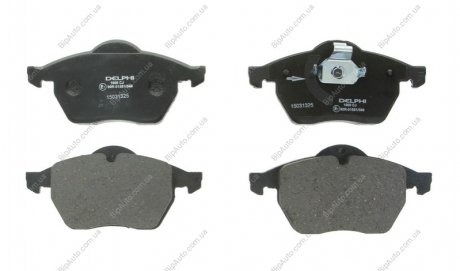 Комплект тормозных колодок, дисковый тормоз Delphi LP1600 (фото 1)