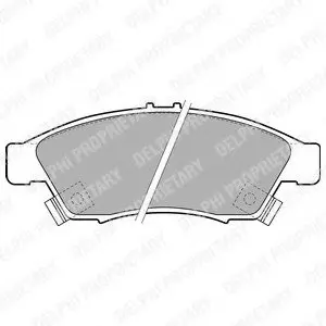 Тормозные колодки дисковые SUZUKI Liana "F "01>> Delphi LP1739