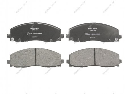 Комплект тормозных колодок, дисковый тормоз Delphi LP2694