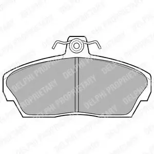 Тормозные колодки дисковые HONDA/ROVER Civic/25/45/200/400/800 ''F''91-06 Delphi LP911