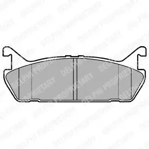 Тормозные колодки дисковые SUZUKI/DAIHATSU/MAZDA Baleno/Applause/MX5/323/RX7 "F "89-02 Delphi LP931