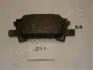 Гальмівні колодки дискові PP-211AF JAPANPARTS PP211AF