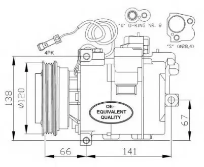 Компресор NRF 32104