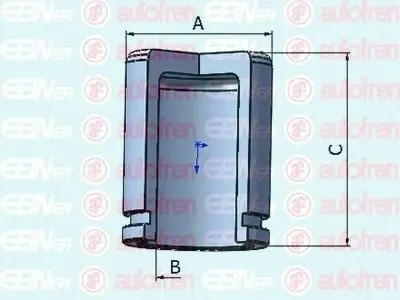 Поршень, корпус скобы тормоза SEINSA AUTOFREN D025294