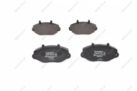 Комплект тормозных колодок, дисковый тормоз BOSCH 0986494287