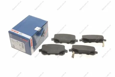 Комплект тормозных колодок, дисковый тормоз BOSCH 0986494496