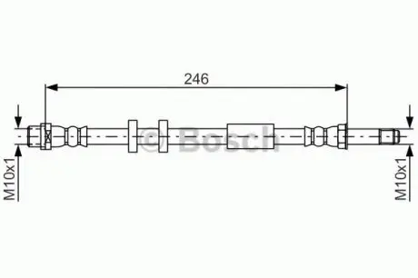 Тормозной шланг BOSCH 1987481714