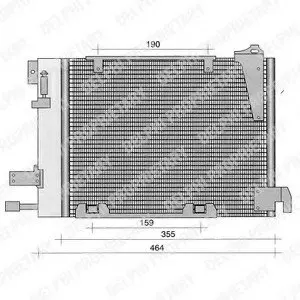 Конденсатор, кондиціонер Delphi TSP0225221