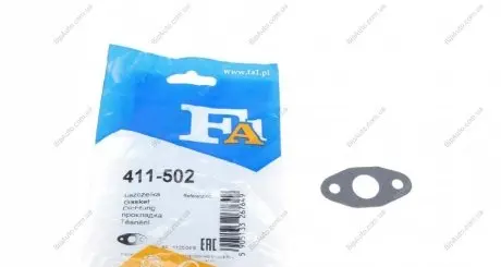 Прокладка турбіни Opel Vectra 2.0 16V 03-08 (трубка на злив масла) FA1 411-502 Fischer Automotive One (FA1) 411502 (фото 1)