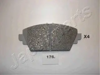 Комплект гальмівних колодок, дискове гальмо JAPANPARTS PA176AF