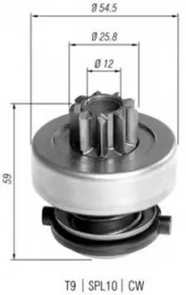 Провідна шестерня стартер MAGNETI MARELLI 940113020372