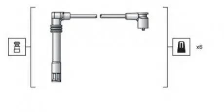 Комплект дротів запалювання MAGNETI MARELLI 941318111162