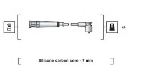 Комплект дротів запалювання MAGNETI MARELLI 941318111269