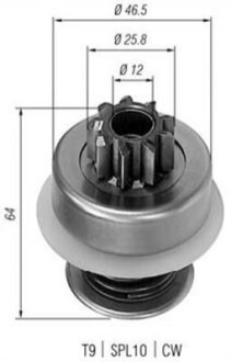 Бендикс стартера MAGNETI MARELLI AMB0015