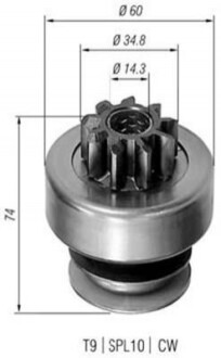 Бендикс стартера MAGNETI MARELLI AMB0101