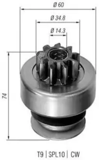 Бендікс стартера MAGNETI MARELLI AMB0101