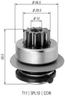 Бендикс стартера MAGNETI MARELLI AMB0260 (фото 1)