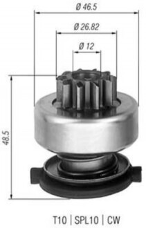 Бендікс стартера MAGNETI MARELLI AMB0309 (фото 1)