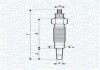 Свеча накаливания MAGNETI MARELLI UC36A