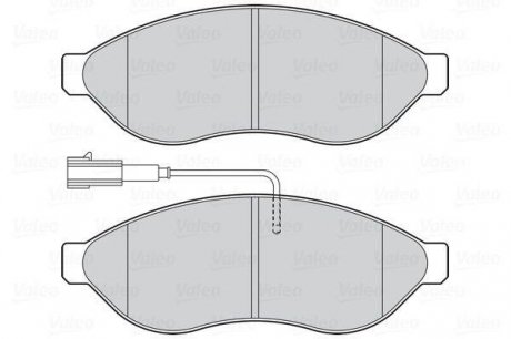 Комплект тормозных колодок, дисковый тормоз Valeo 301891 (фото 1)