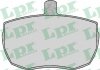 Комплект тормозных колодок, дисковый тормоз LPR 05P140