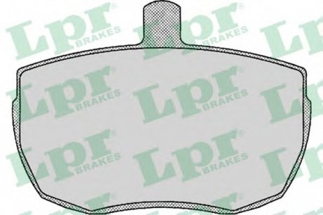 Комплект тормозных колодок, дисковый тормоз LPR 05P140 (фото 1)