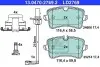 Комплект тормозных колодок, дисковый тормоз ATE 13047027692 (фото 1)