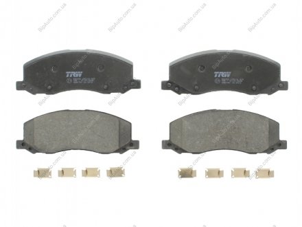 Комплект тормозных колодок, дисковый тормоз TRW GDB1781