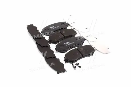 Тормозные колодки дисковые NISSAN/RENAULT Qashqai/X-Trail/Kadjar "F "13>> TRW GDB3622